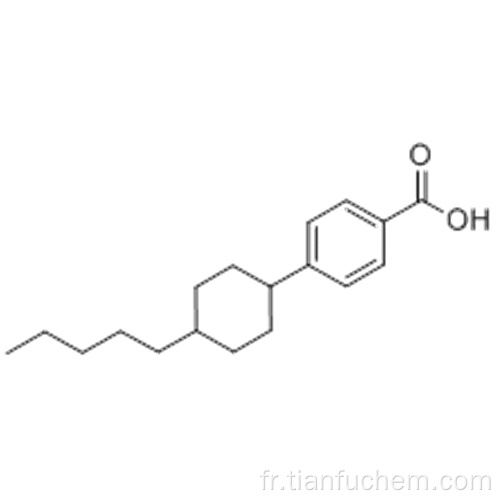 Acide 4- (trans-4-pentylcyclohexyl) benzoïque CAS 65355-30-8